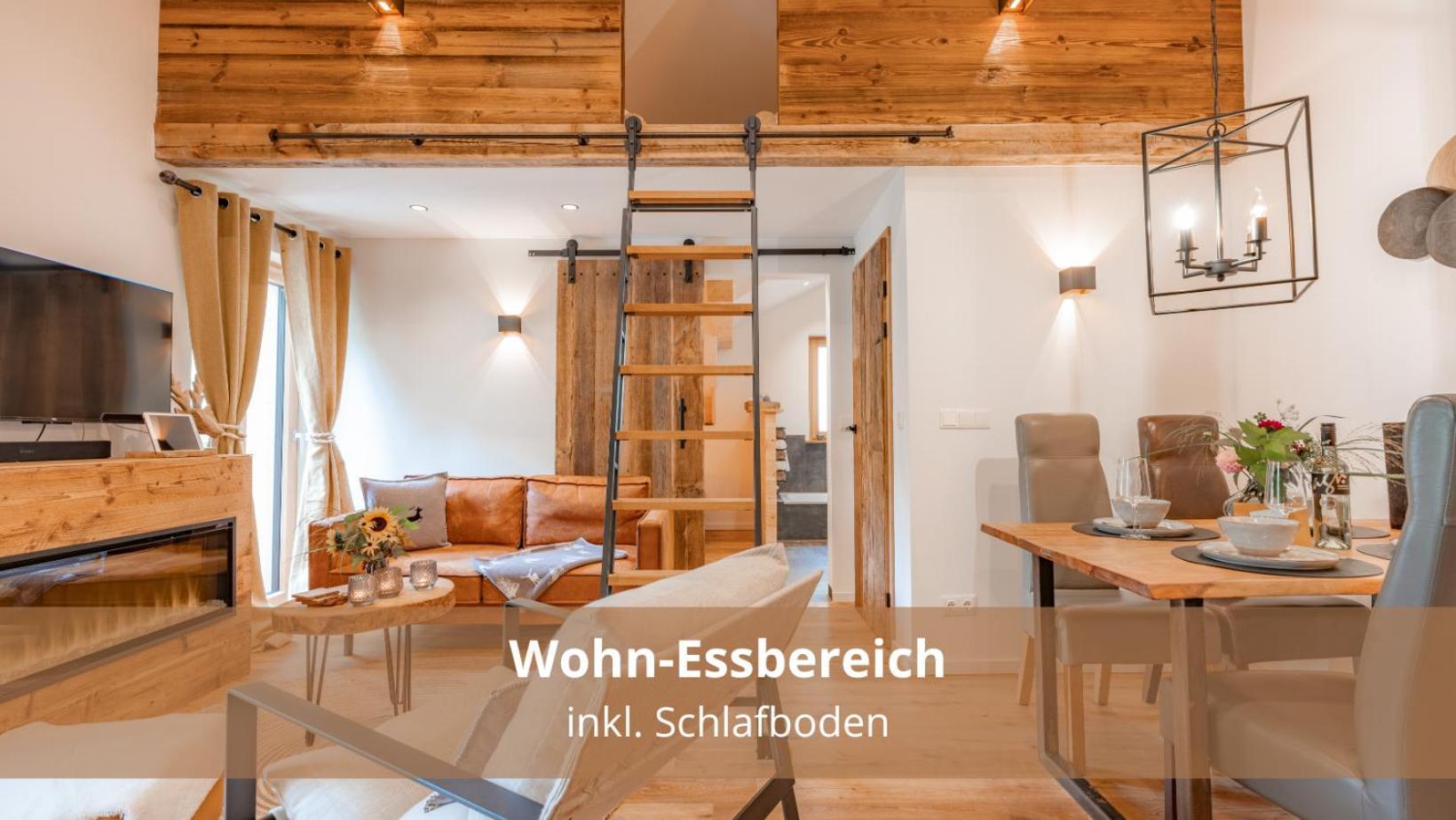 Chalet Waldhaeusl Luxurioese Ferienwohnungen Mit Sauna & Whirlpool, Kamin, Balkon Oder Terrasse Mit Bergblick ไฮลิเกนบลูท ภายนอก รูปภาพ