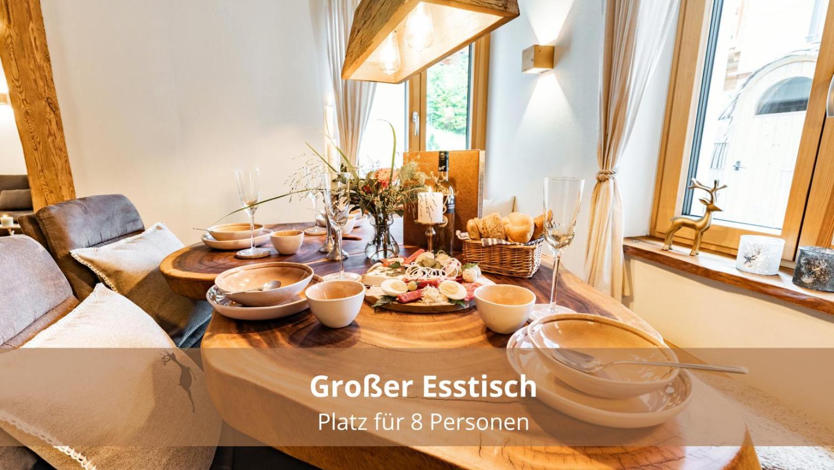 Chalet Waldhaeusl Luxurioese Ferienwohnungen Mit Sauna & Whirlpool, Kamin, Balkon Oder Terrasse Mit Bergblick ไฮลิเกนบลูท ภายนอก รูปภาพ